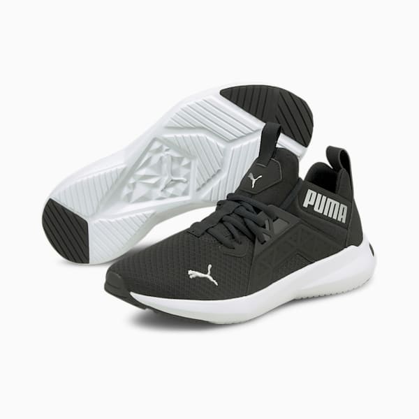 SOFTRIDE Enzo Nxt Women's Running Shoes, Puma Black-Metallic Silver, extralarge-IND