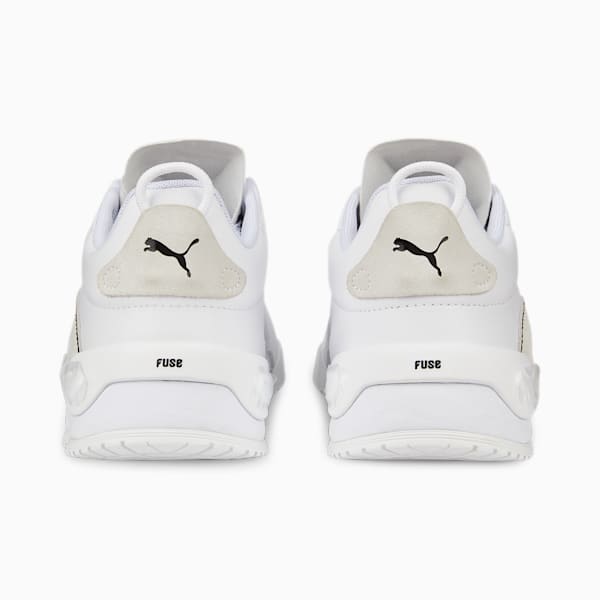 Fuse Performance Leather Training Shoes, Puma White-Puma Black, extralarge