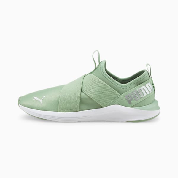 Prowl Slip-On Pastel Women's Training Shoes, Frosty Green-Metallic Silver, extralarge