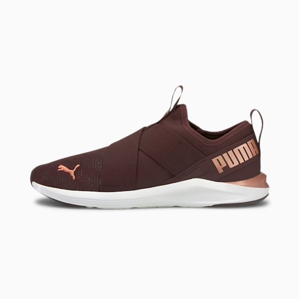 Prowl Slip-On Shine Women's Training Shoes, Fudge-Rose Gold, extralarge