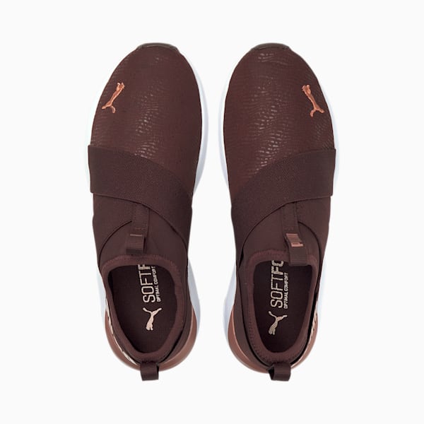 Prowl Slip-On Shine Women's Training Shoes, Fudge-Rose Gold, extralarge