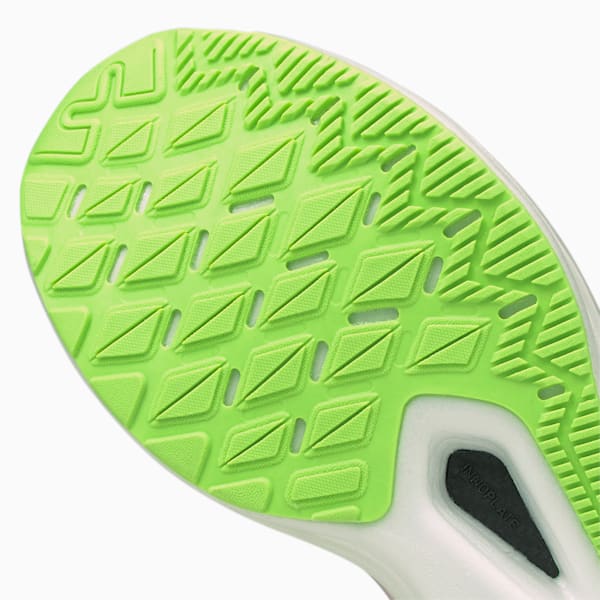 Deviate Nitro Women's Spectra Running Shoes, Puma White-Green Glare