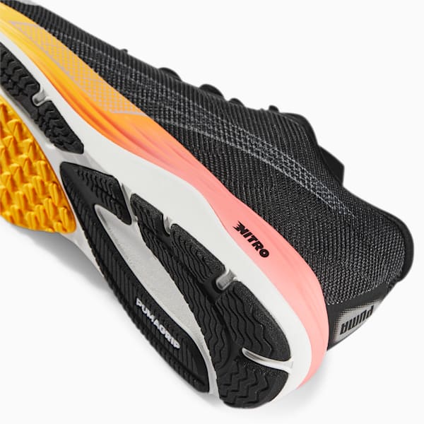 Velocity NITRO™ 2 Men's Running Shoes, Puma Black-Sunset Glow, extralarge-IND