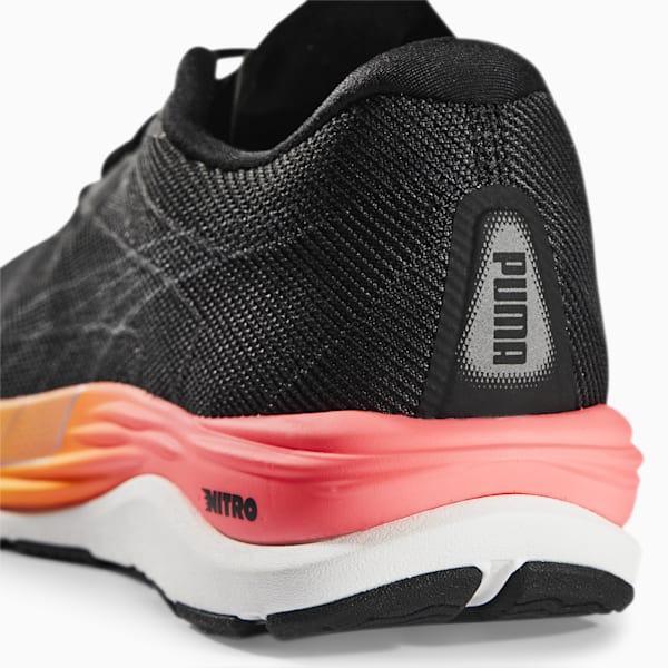Velocity NITRO™ 2 Men's Running Shoes, Puma Black-Sunset Glow, extralarge-IND