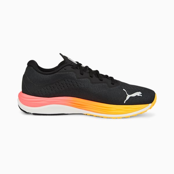 Velocity NITRO 2 Men's Running Shoes, Puma Black-Sunset Glow, extralarge-GBR