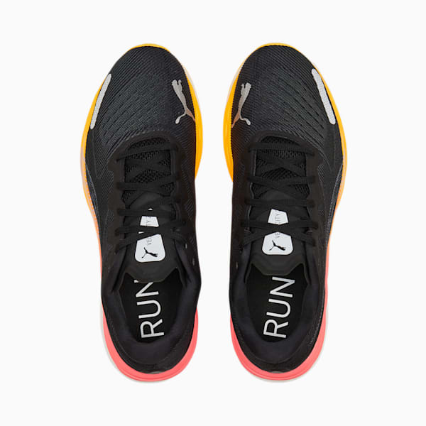 メンズ ヴェロシティ ニトロ 2 ランニングシューズ, Puma Black-Sunset Glow, extralarge-JPN