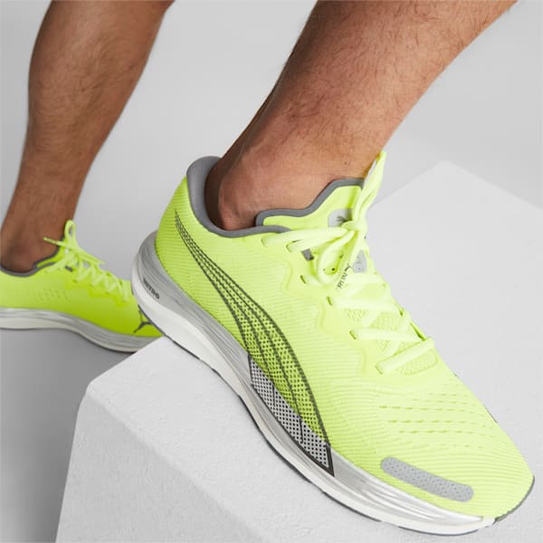 Velocity NITRO 2 Men's Running Shoes, Lime Squeeze-CASTLEROCK