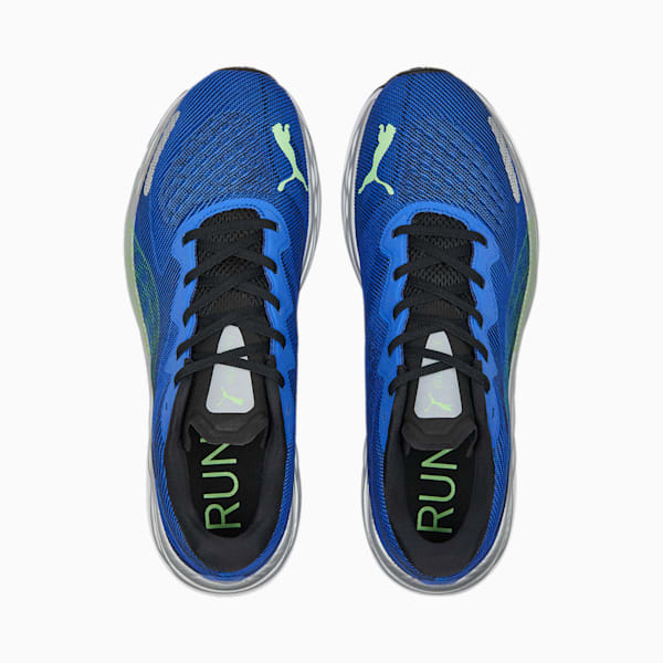 Velocity Nitro 2 Running Shoes Men, Royal Sapphire-Fizzy Lime