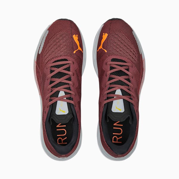 Velocity NITRO 2 Men's Running Shoes, Wood Violet-Ultra Orange, extralarge-GBR