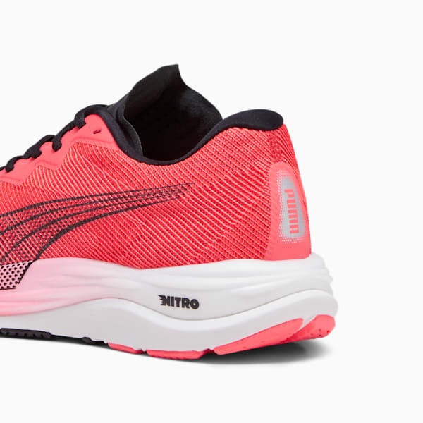 Women's PUMA Velocity NITRO 2 Running Shoes in Black/Pink size UK