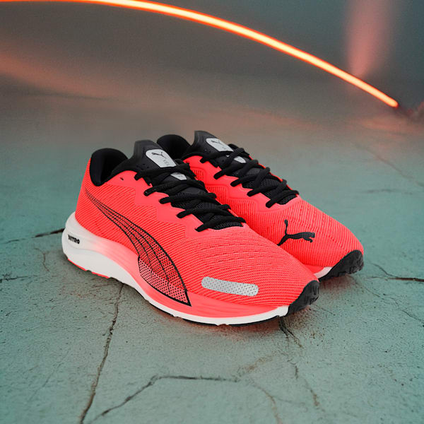 Velocity NITRO™ 2 Men's Running Shoes, Fire Orchid-Puma Black, extralarge-IND