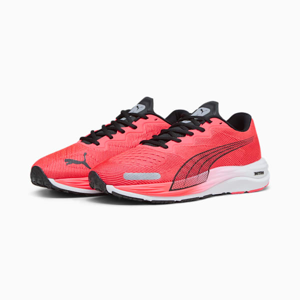 Velocity NITRO™ 2 Men's Running Shoes, Fire Orchid-Puma Black, extralarge-IND