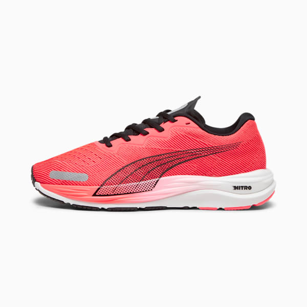 Velocity NITRO™ 2 Men's Running Shoes, Fire Orchid-Puma Black, extralarge-IND