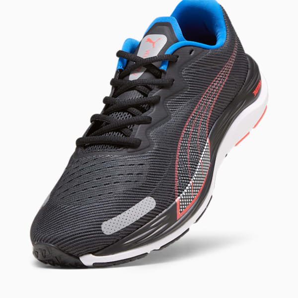 Velocity NITRO™ 2 Men's Running Shoes, Puma Black-Fire Orchid-Ultra Blue, extralarge-IND