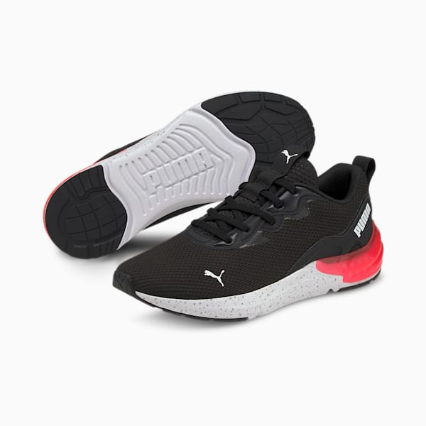 Cell Initiate Speckle Women's Training Sneakers, Puma Black-Sunblaze, extralarge