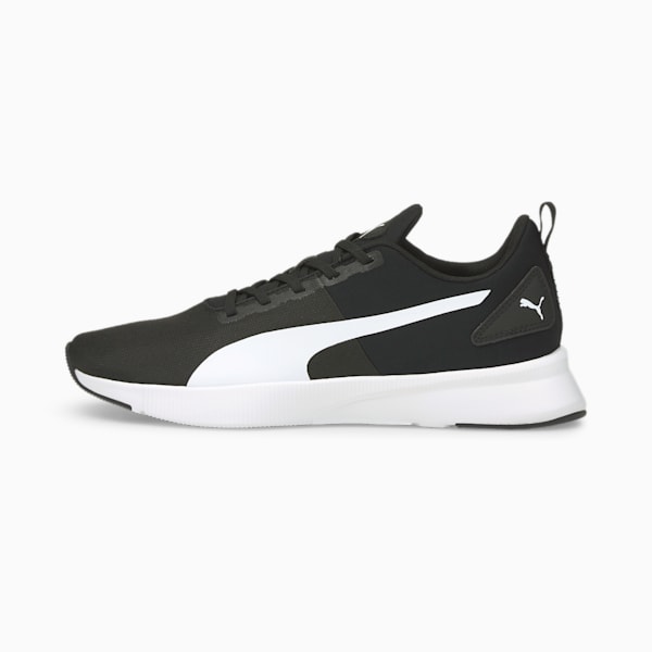 Flyer Runner Mesh Unisex Running Shoes, Puma Black-Puma White, extralarge-IND