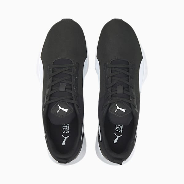 Flyer Runner Mesh Unisex Running Shoes, Puma Black-Puma White, extralarge-IND
