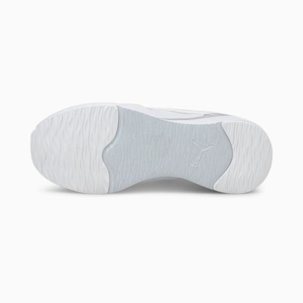 Better Foam Adore Shine Women's Running Shoes, Puma White-Metallic Silver, extralarge-IND