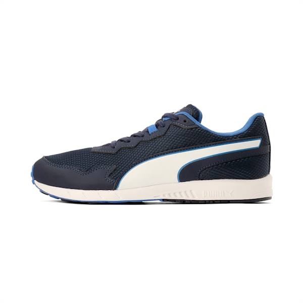 キッズ プーマ スピードモンスター PL スニーカー 17-24cm, PUMA Navy-Royal Sapphire, extralarge-JPN