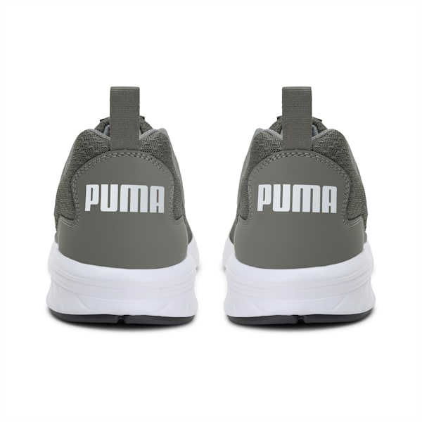 Comet Evo Running Shoes, Vetiver-CASTLEROCK-Puma White, extralarge-IND