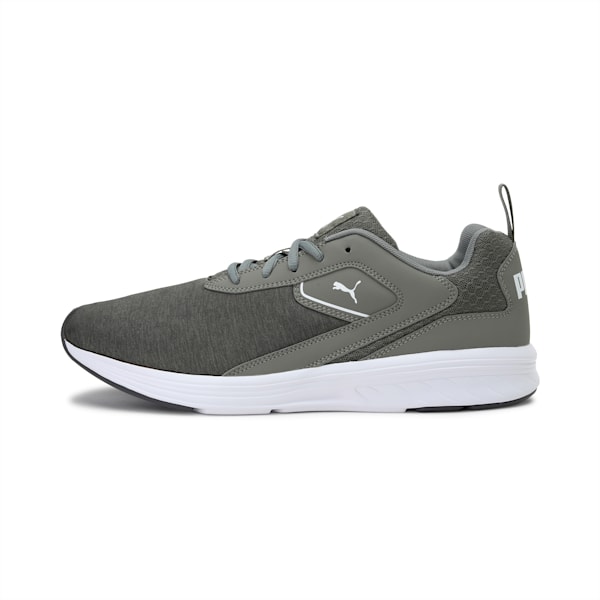 Comet Evo Running Shoes, Vetiver-CASTLEROCK-Puma White, extralarge-IND