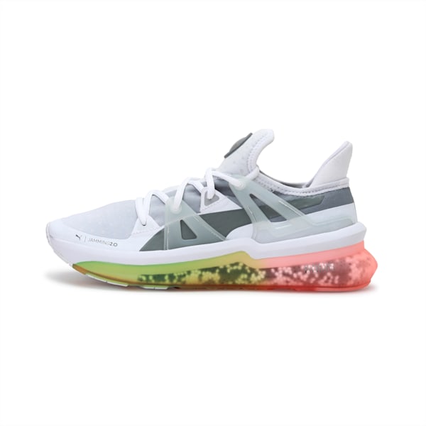 Jamming 2.0 One8 Men's Training Shoes, Puma White-Ultra Gray-Yellow Alert-Lava Blast