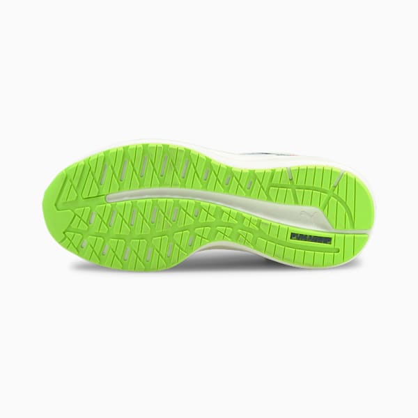 Magnify Nitro SP Women's Running Shoes, Puma White-Sunblaze-Green Glare