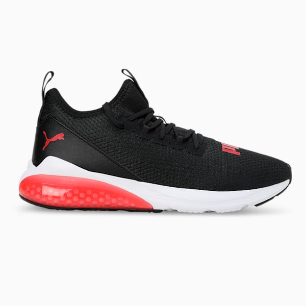 Cell Vive Bright Men's Running Shoes, Puma Black-High Risk Red-Puma White, extralarge-IND