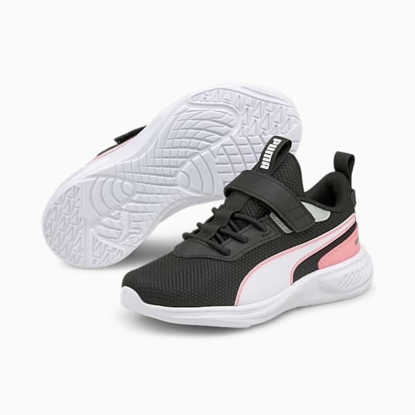 Scorch Runner Mesh Little Kids' Sneakers, Puma White-Puma Black-Peony, extralarge