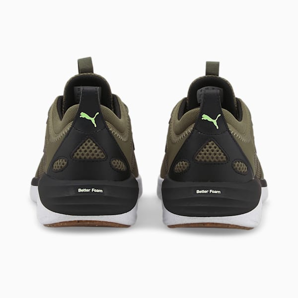 Better Foam Emerge Street Men's Running Shoes, Dark Green Moss-Puma Black-Fizzy Lime, extralarge