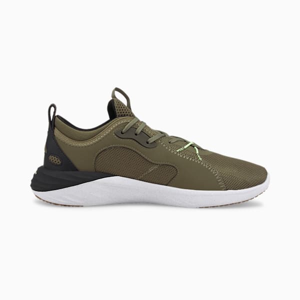 Better Foam Emerge Street Men's Running Shoes, Dark Green Moss-Puma Black-Fizzy Lime, extralarge