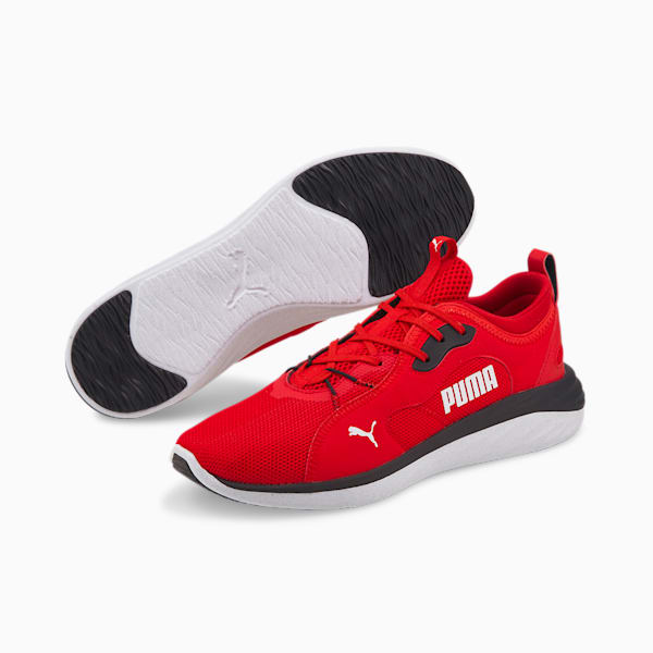 Better Foam Emerge Street Men's Running Shoes, High Risk Red-Puma Black-Puma White, extralarge