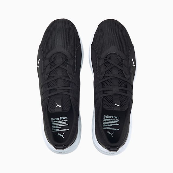 Better Foam Emerge Street Men's Running Shoes, Puma Black-Puma White, extralarge