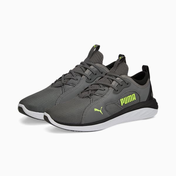 Better Foam Emerge Street Men's Running Shoes, CASTLEROCK-Lime Squeeze, extralarge-IND