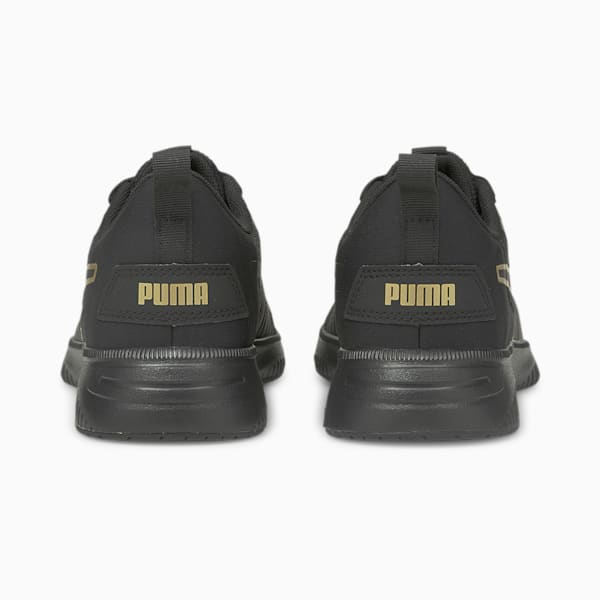 Flyer Flex Women's Running Shoes, Puma Black-Puma Team Gold, extralarge-AUS