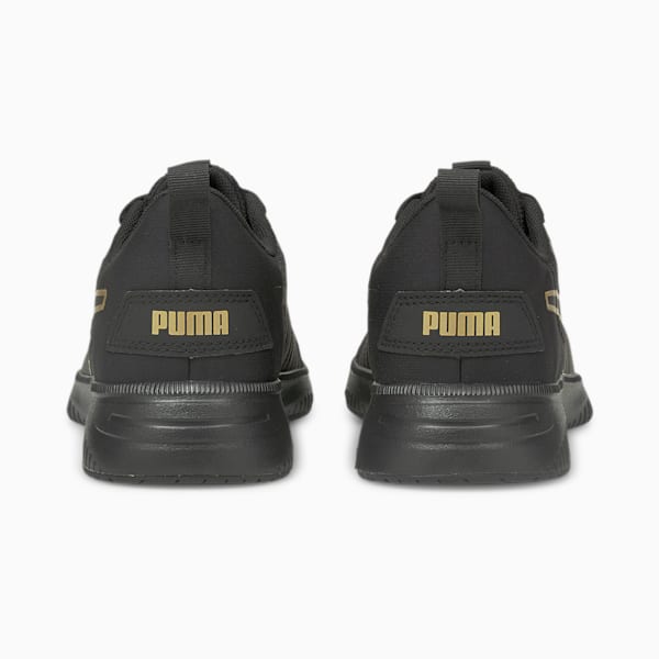 Flyer Flex Women's Running Shoes, Puma Black-Puma Team Gold, extralarge-IND