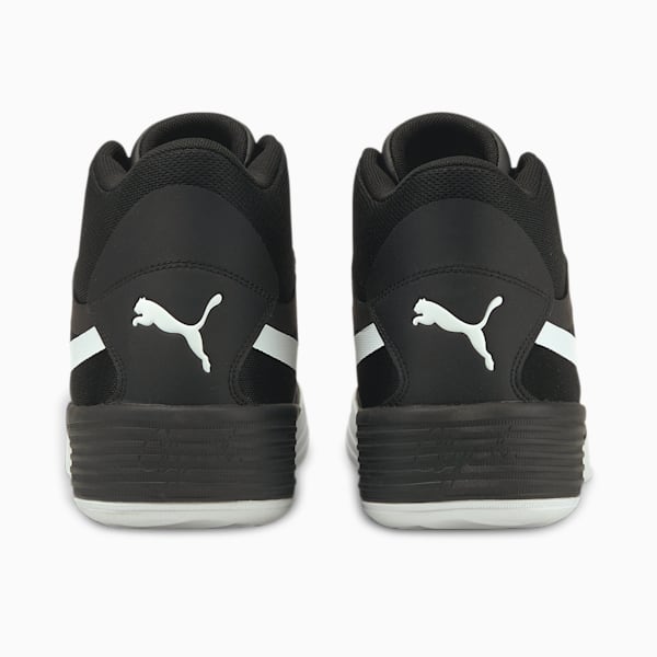 Clyde All-Pro Team Mid Unisex Basketball Shoes, Puma Black-Puma White, extralarge-IND