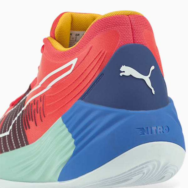 Zapatos de básquetbol Fusion Nitro, Sunblaze-Bluemazing, extralarge