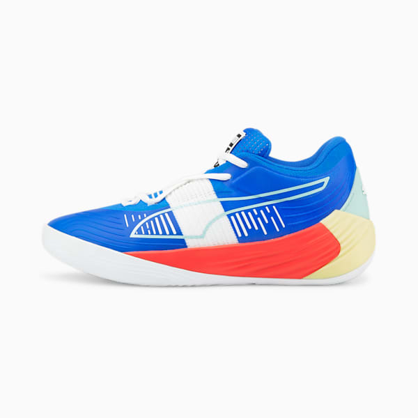 Fusion Nitro Unisex Basketball Shoes, Bluemazing-Sunblaze, extralarge-IND