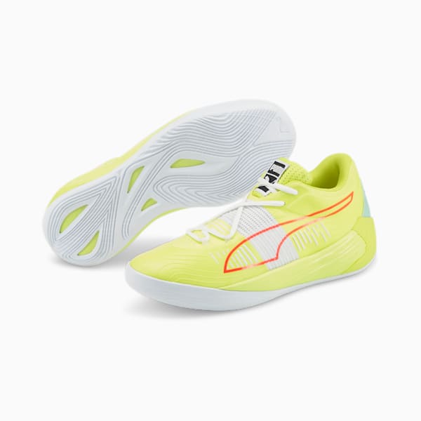 Zapatos de básquetbol Fusion Nitro, Yellow Glow-Sunblaze, extralarge