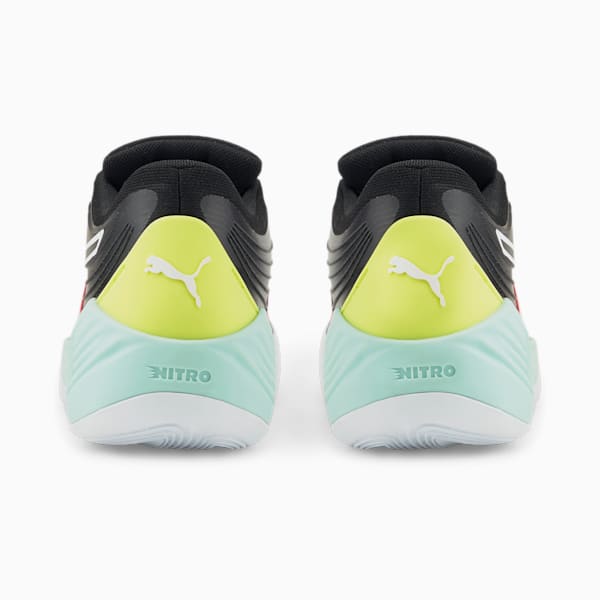 Zapatos de básquetbol Fusion Nitro, Puma Black-Eggshell Blue, extralarge