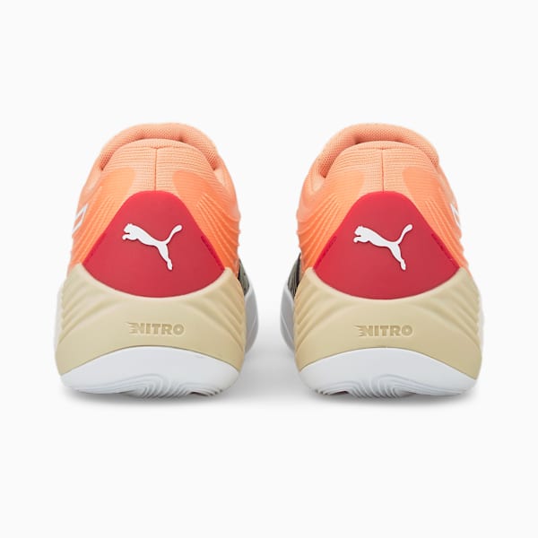 Fusion Nitro Unisex Basketball Shoes, Peach Pink-Puma Black