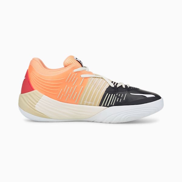 Fusion Nitro Unisex Basketball Shoes, Peach Pink-Puma Black
