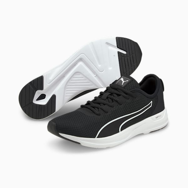 Accent Running Shoes, Puma Black-Puma White, extralarge-IND