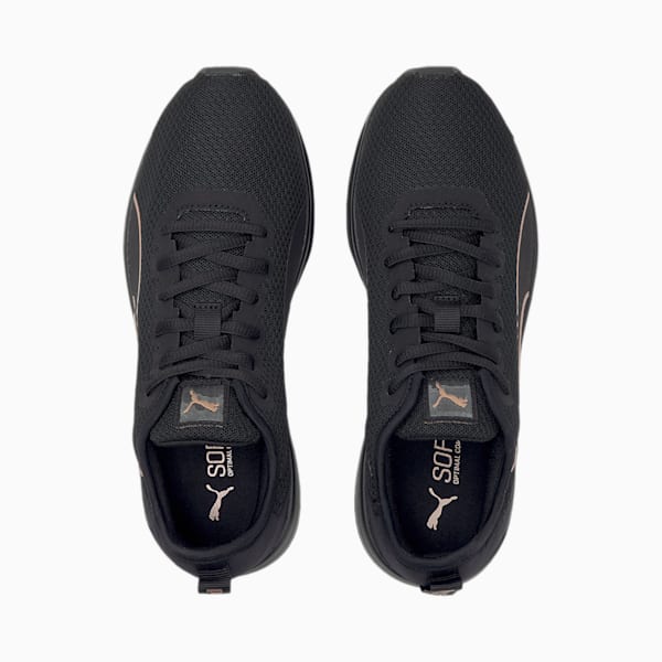 Accent Unisex Running Shoes, Puma Black-Rose Gold, extralarge-IND
