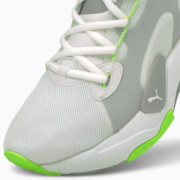 Xetic Halflife Women's Sneakers, Puma White-Quarry-Green Glare, extralarge
