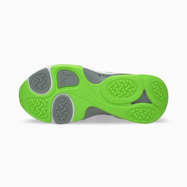 Xetic Half Life Women's Running Shoes, Puma White-Quarry-Green Glare, extralarge-IND