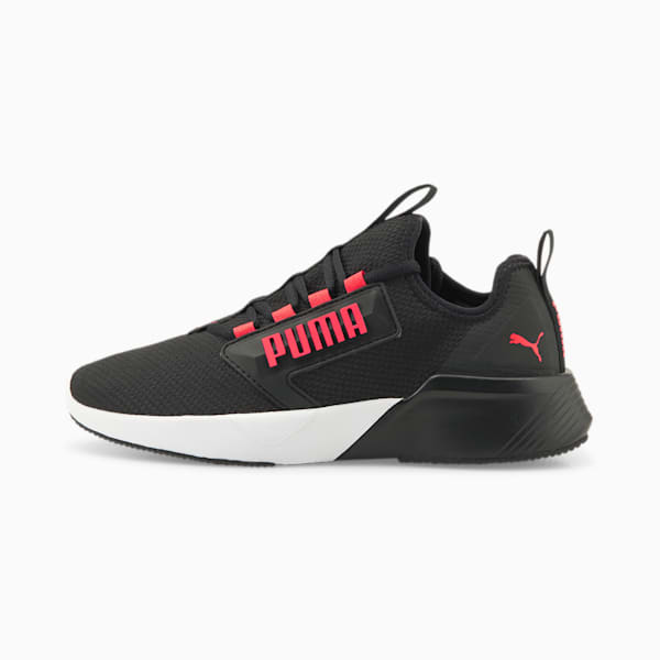 Tenis para correr para mujer Retaliate, Puma Black-Sunblaze, extralarge