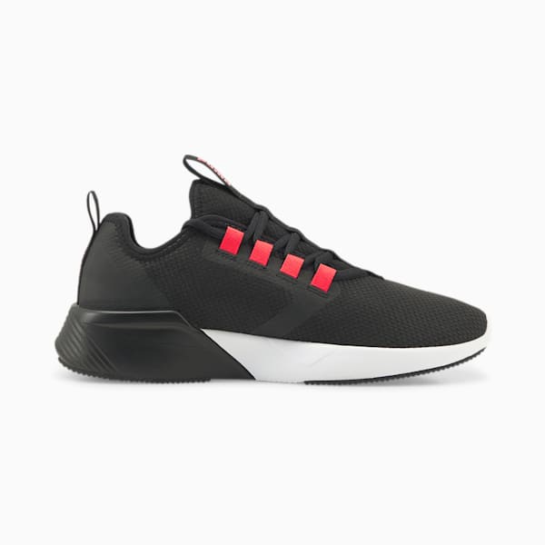 Puma black mesh sports shoes clearance