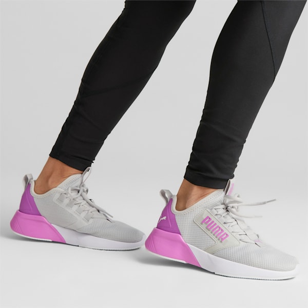 Retaliate Mesh Women's Running Shoes, Gray Violet-Electric Orchid, extralarge-AUS